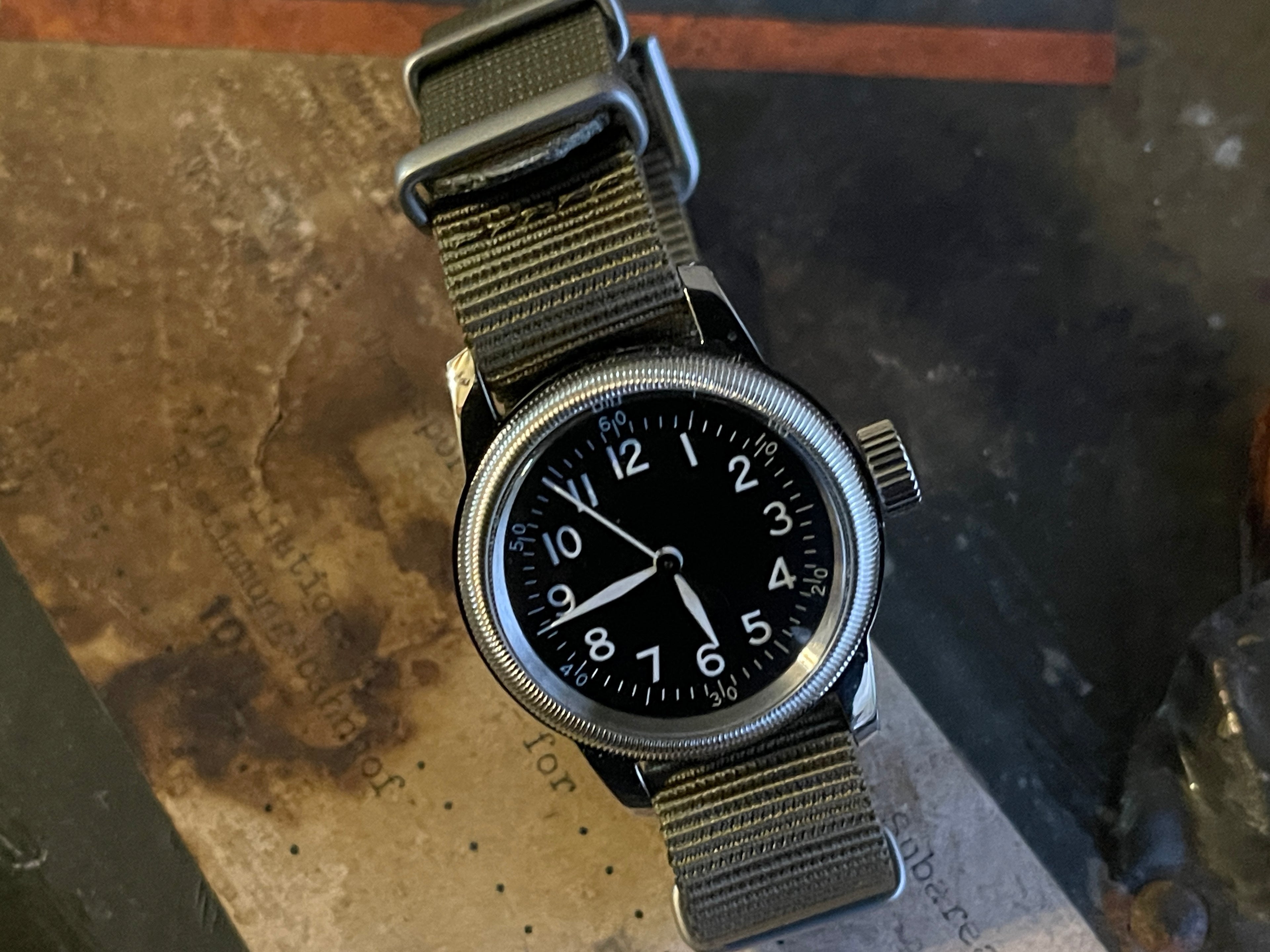 A-11 12H black dial