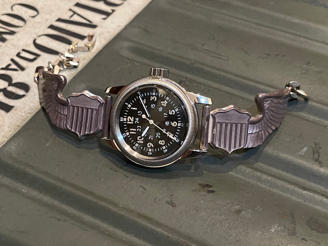 TYPE A-17 vintage 925 Silver Pilot wing