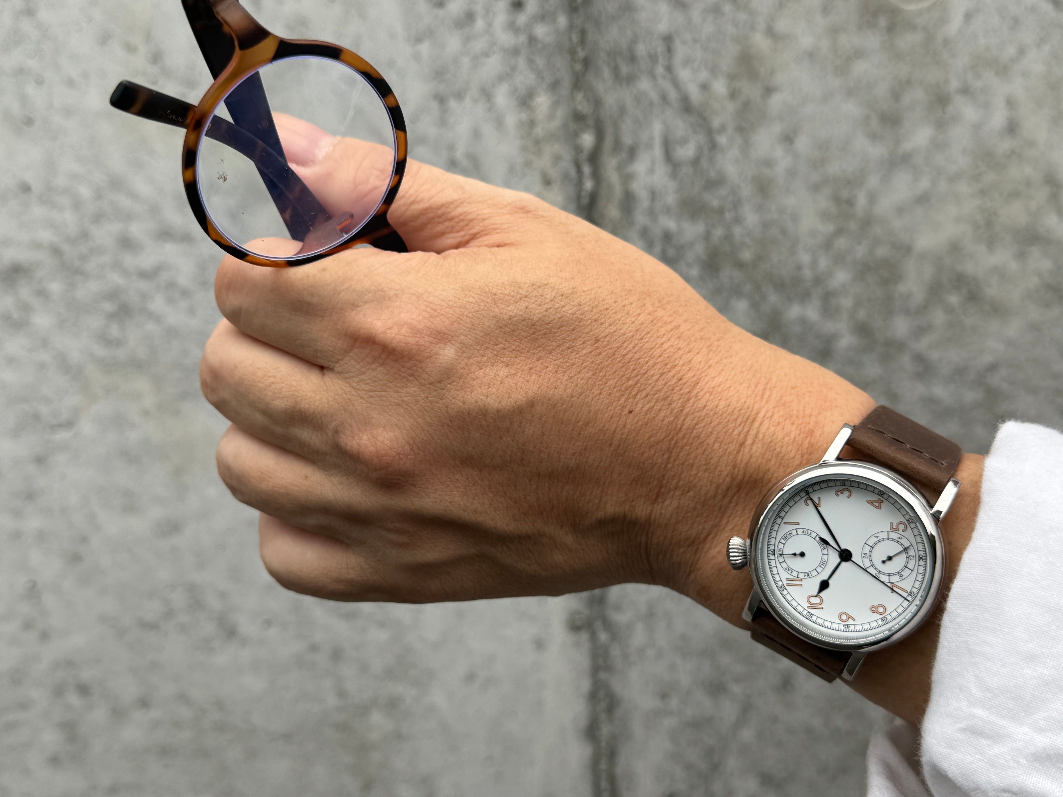 TYPE A-7 aviation hack watch White