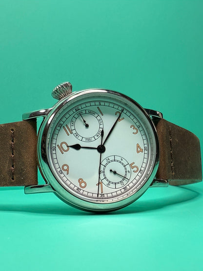 TYPE A-7 aviation hack watch White