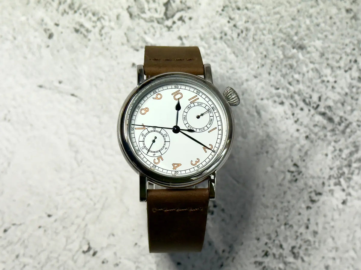 TYPE A-7 aviation hack watch White